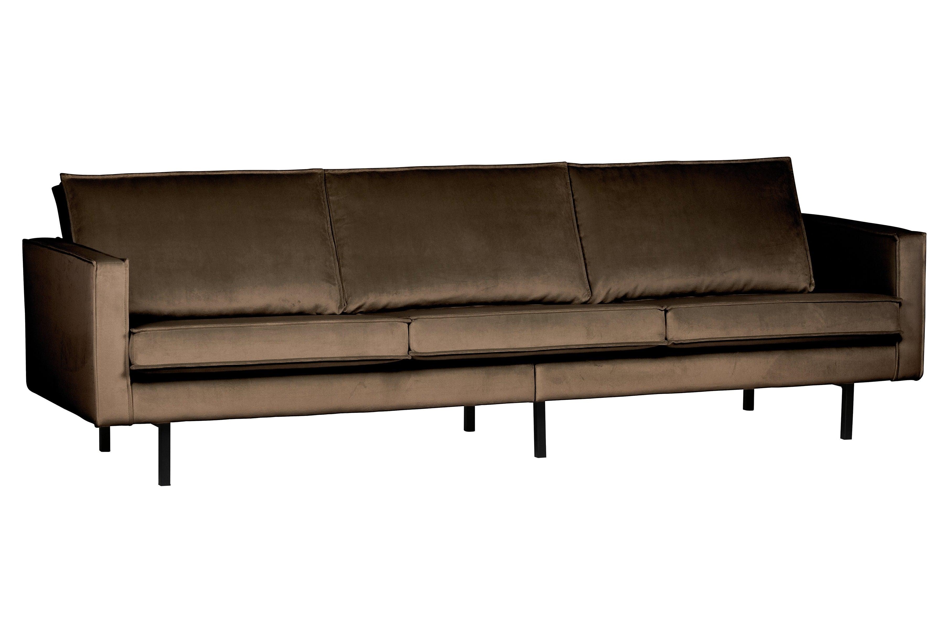 Sofa aksamitna 3-osobowa RODEO taupe Be Pure    Eye on Design