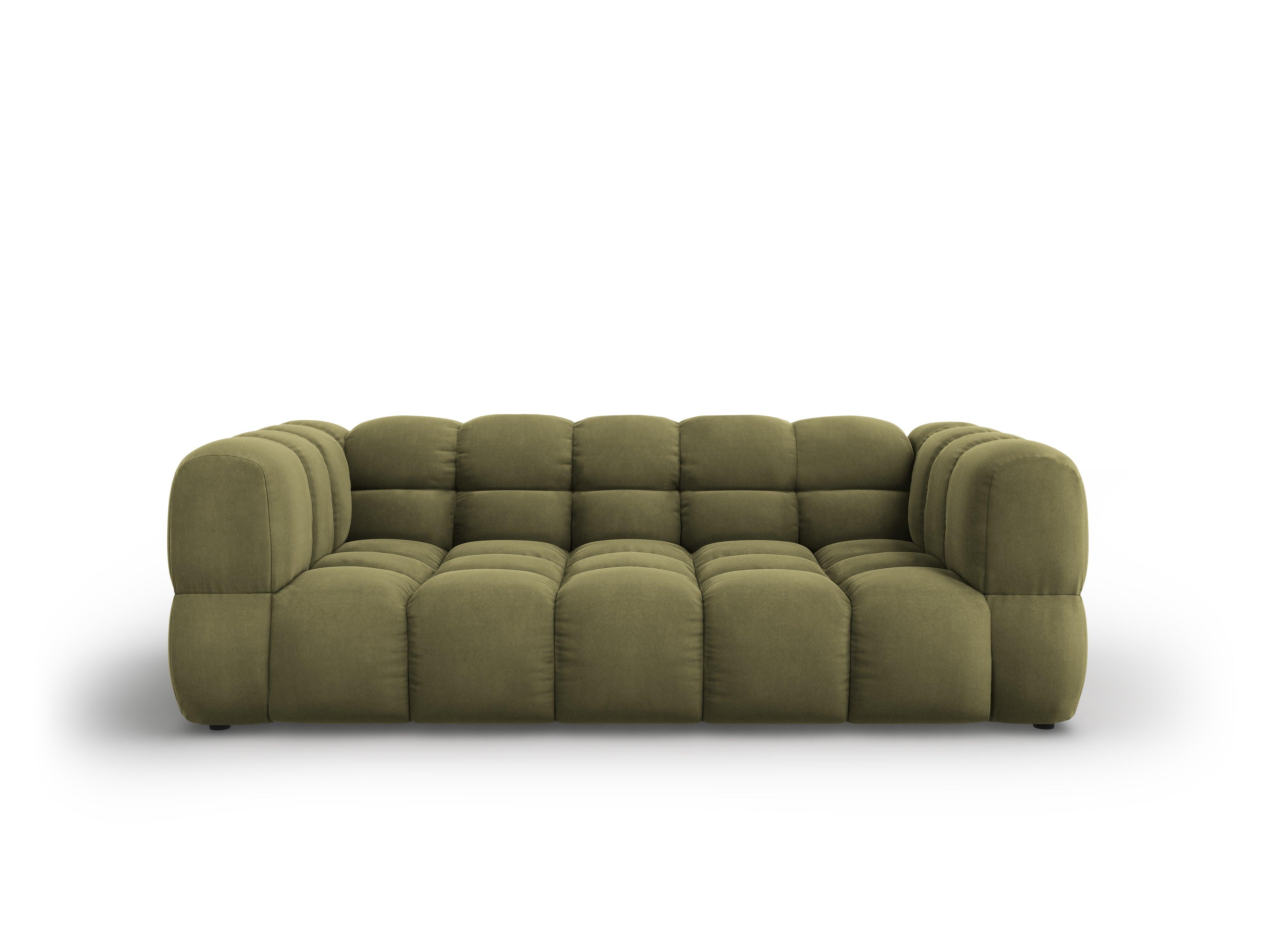 Sofa aksamitna 3-osobowa SKY jasnozielony Cosmopolitan Design    Eye on Design