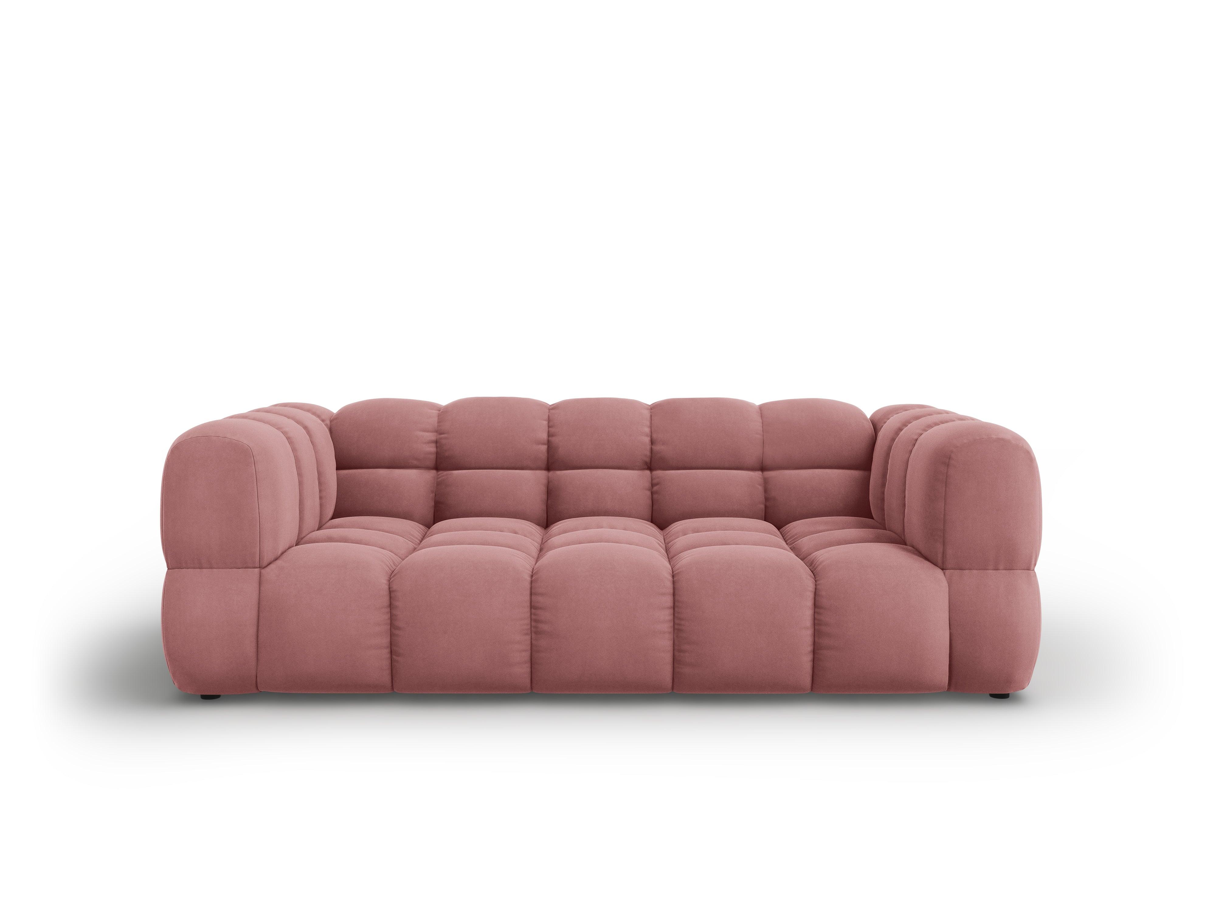 Sofa aksamitna 3-osobowa SKY łososiowy Cosmopolitan Design    Eye on Design