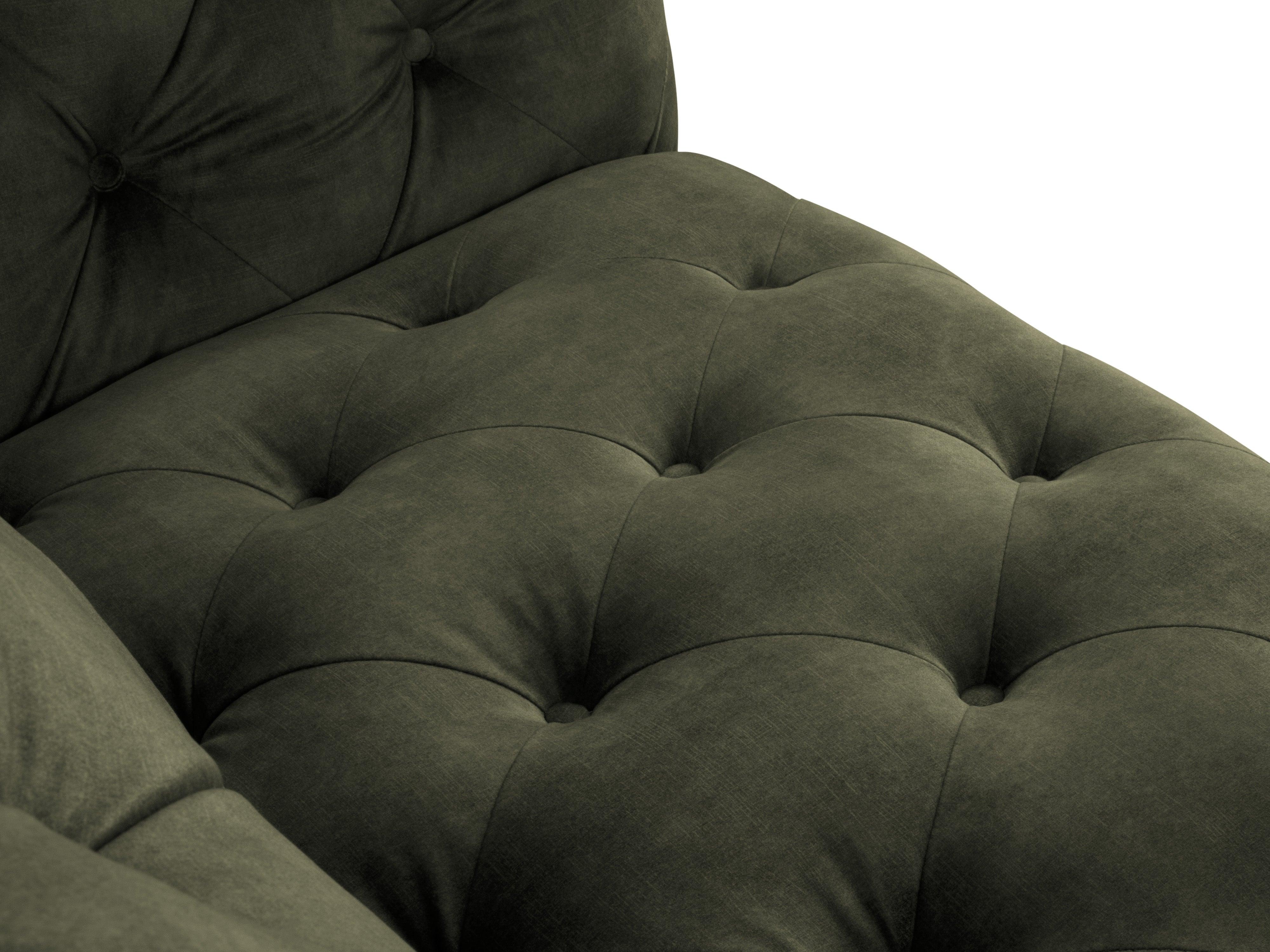 Sofa aksamitna 4-osobowa LOGE ciemnozielony Windsor & Co    Eye on Design