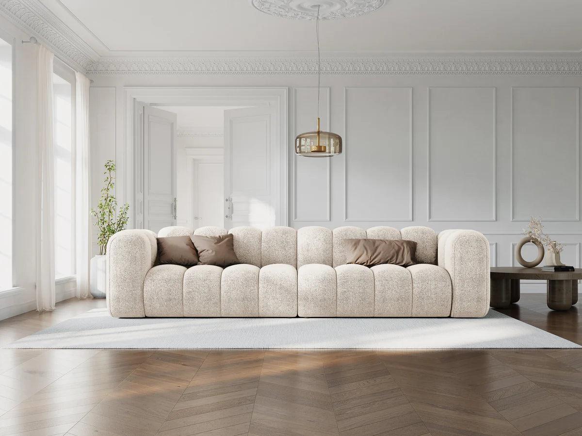 Sofa aksamitna 4-osobowa SKYLER ceglany Interieurs 86    Eye on Design