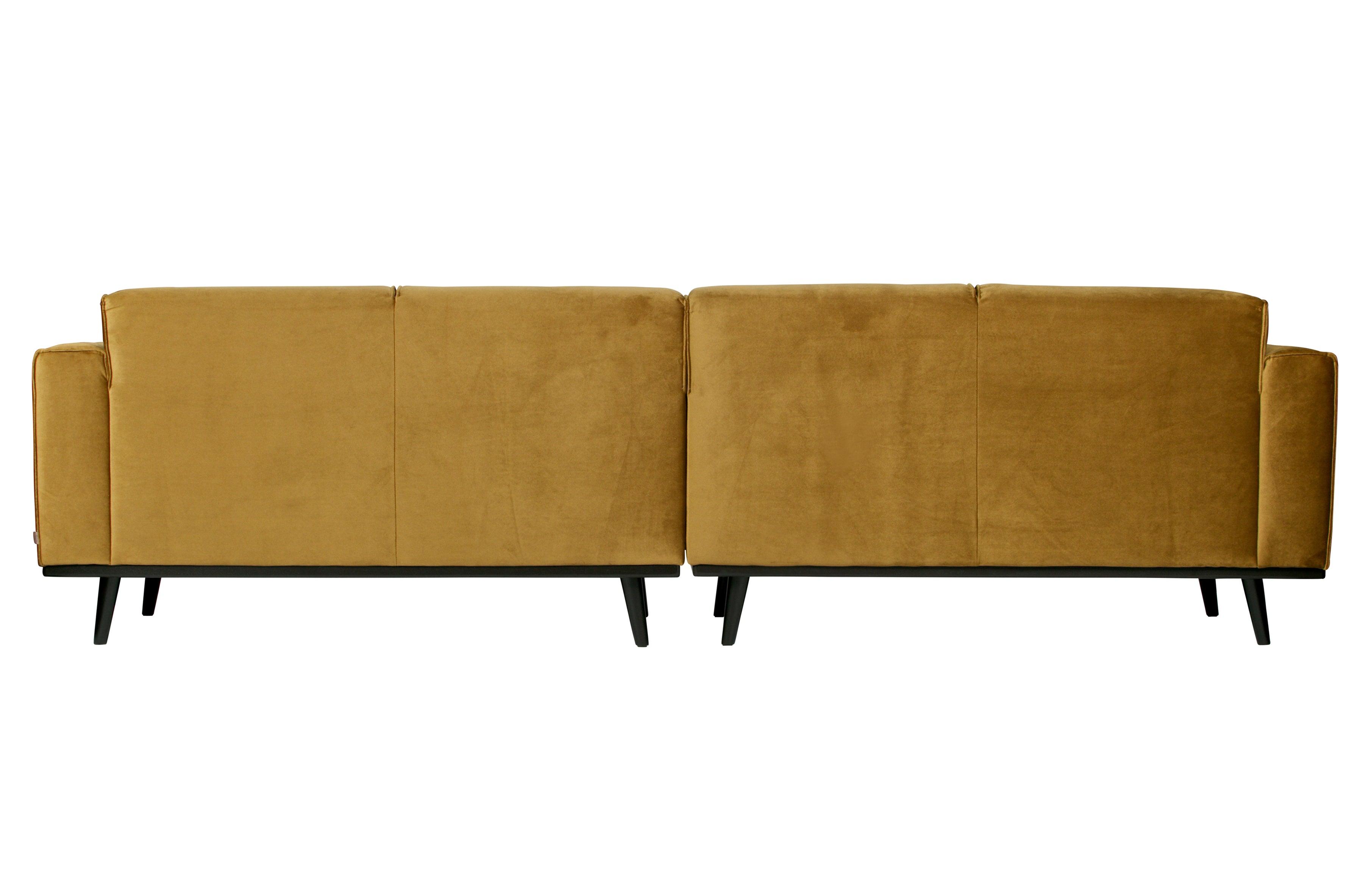 Sofa aksamitna 4-osobowa STATEMENT miodowy Be Pure    Eye on Design