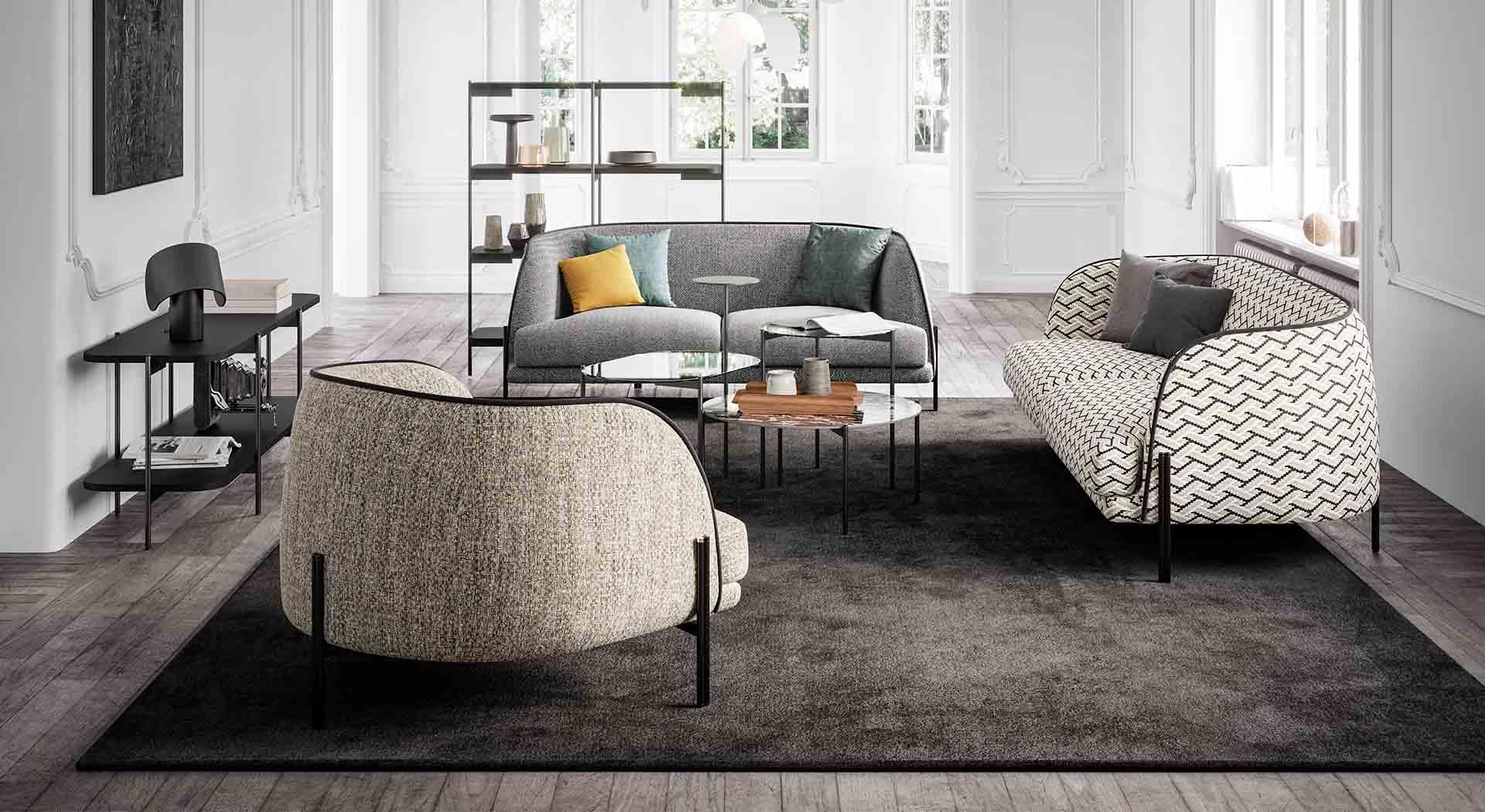 Sofa CAILLOU ceglany Liu Jo Living    Eye on Design