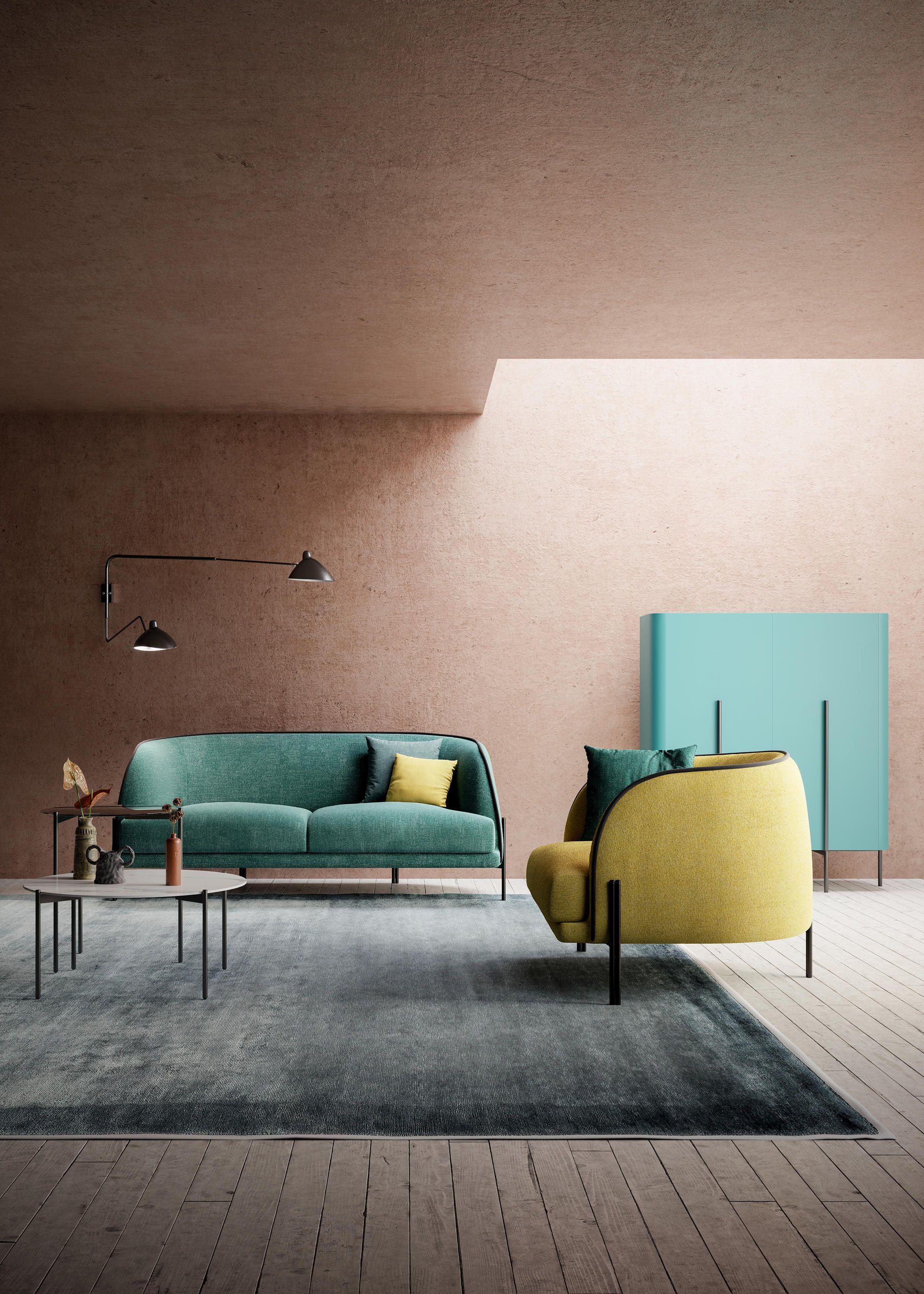 Sofa CAILLOU ceglany Liu Jo Living    Eye on Design