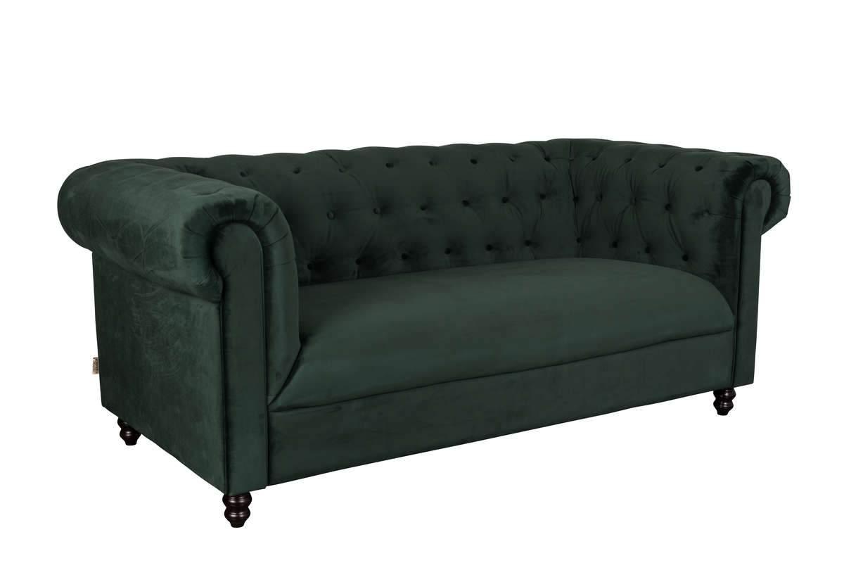 Sofa CHESTER VELVET ciemna zieleń Dutchbone    Eye on Design