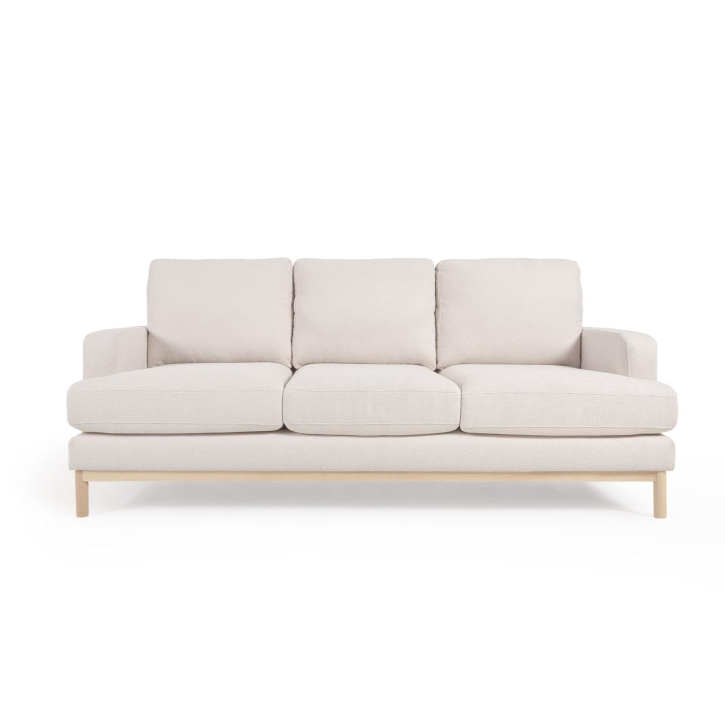 Sofa MIHAELA kremowy boucle La Forma    Eye on Design