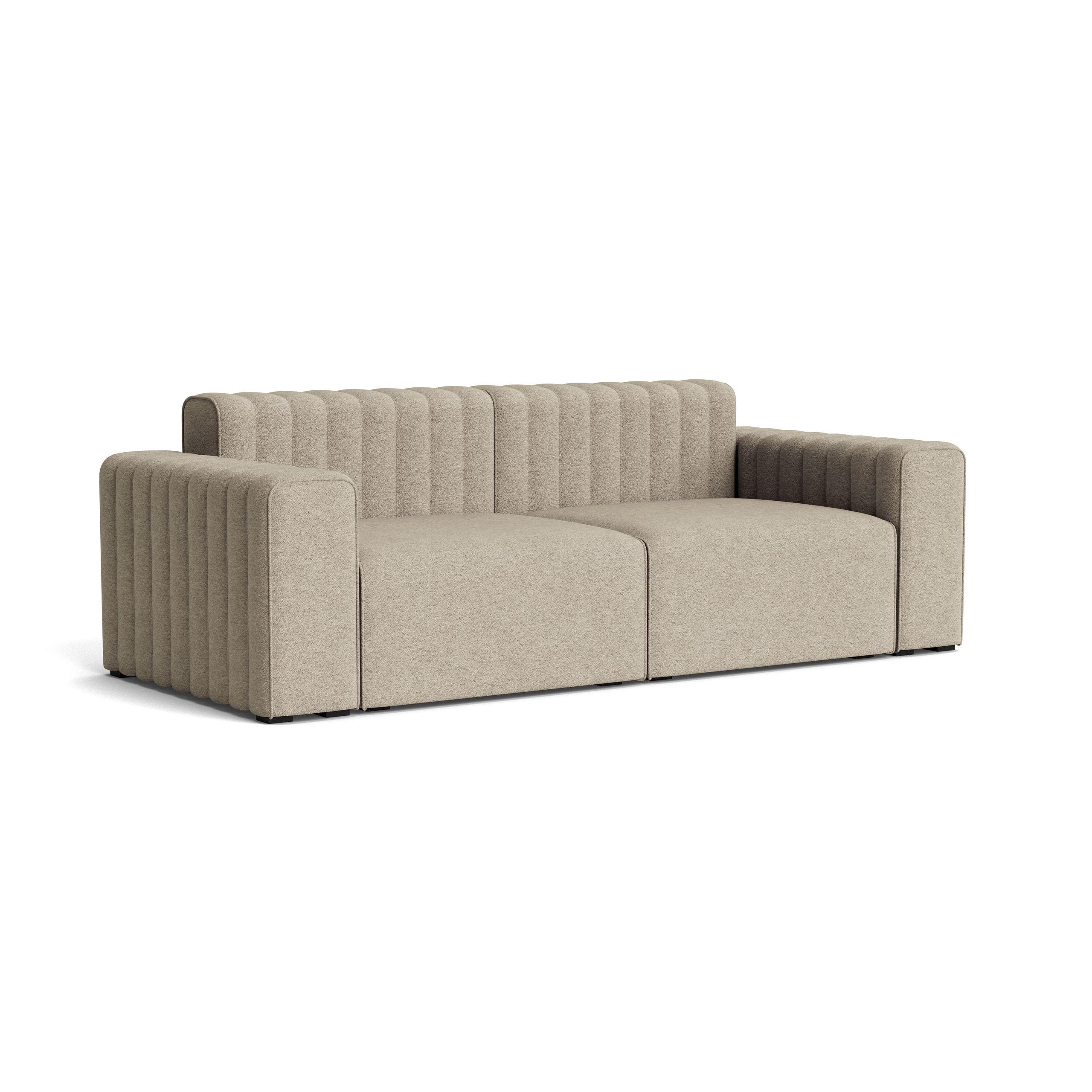 Sofa modułowa 2-osobowa RIFF boucle beżowy NORR11    Eye on Design