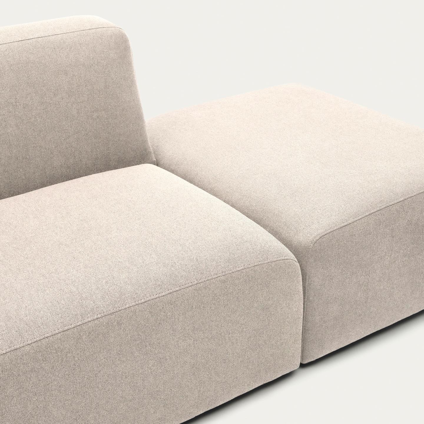 Sofa modułowa 2-osobowa uniwersalna otwarta NEOM beżowy La Forma    Eye on Design