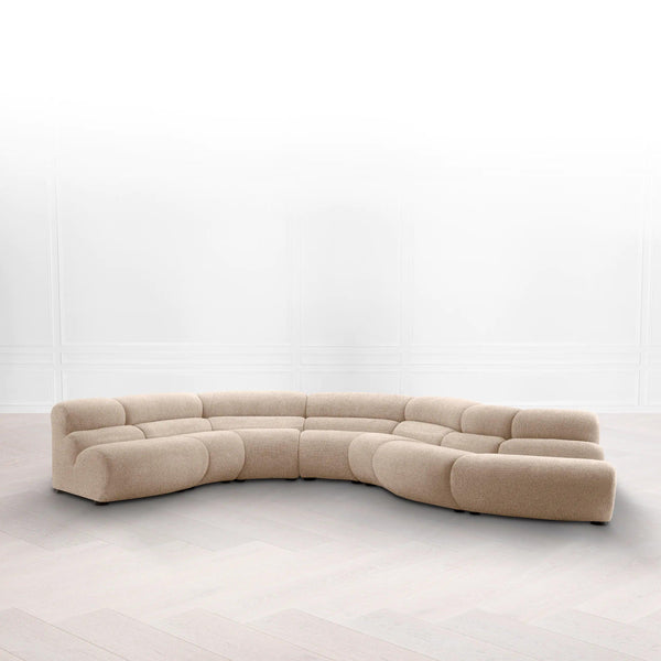 Sofa modułowa LINDAU - narożnik wewnętrzny piaskowy Eichholtz    Eye on Design