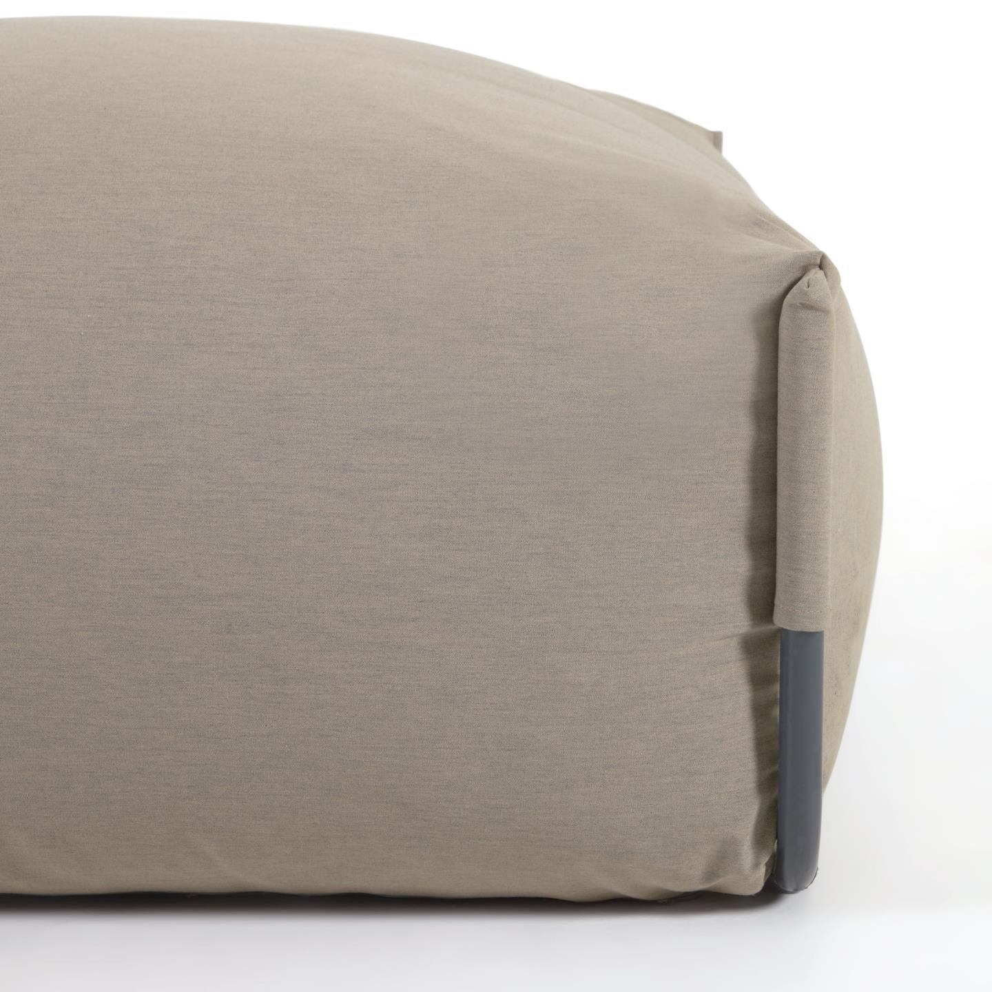 Sofa modułowa ogrodowa SQUARE - puf khaki La Forma    Eye on Design