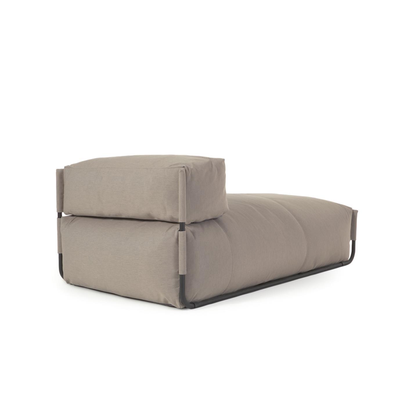 Sofa modułowa ogrodowa SQUARE - szezlong khaki La Forma    Eye on Design