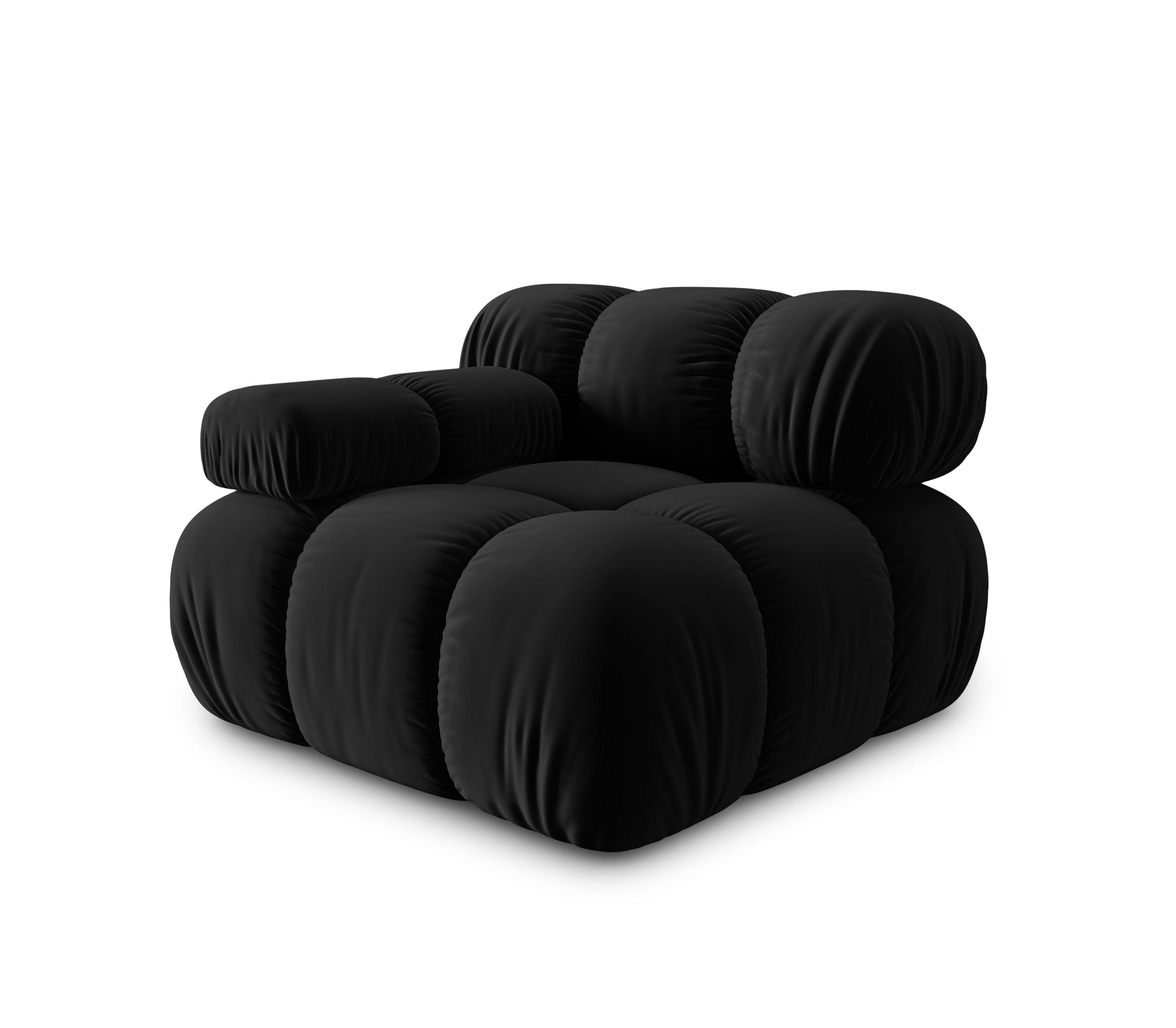 Sofa modułowa TROPEA - moduł lewostronny czarny Milo Casa    Eye on Design