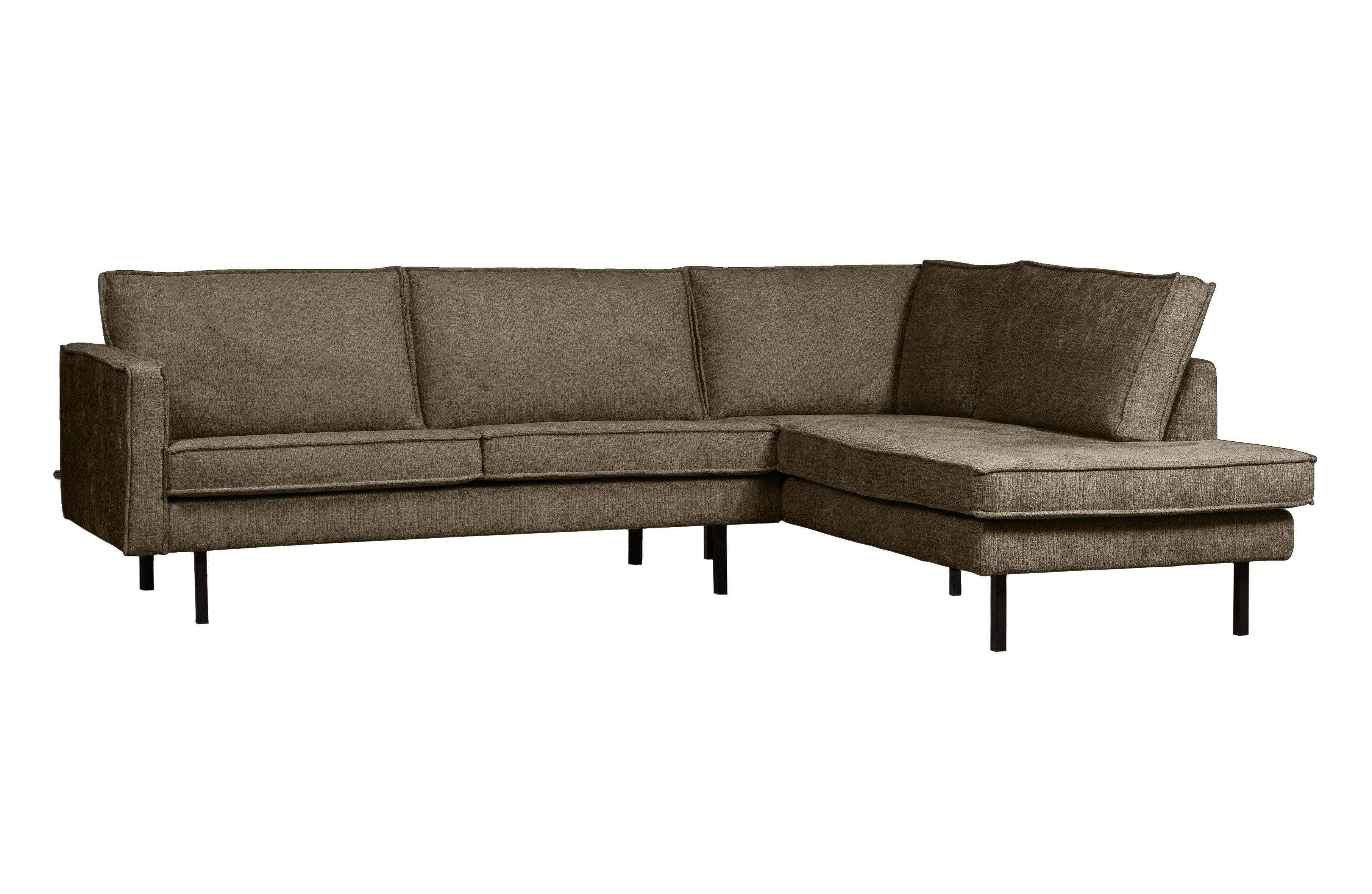 Sofa narożna welurowa lewostronna RODEO ciemnozielony Be Pure    Eye on Design