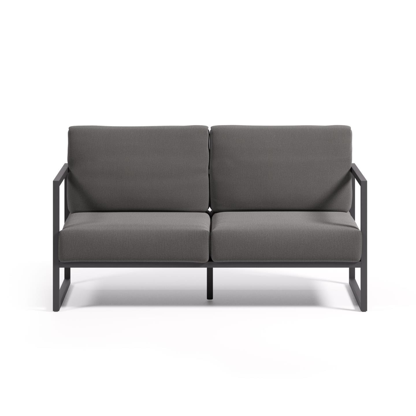 Sofa ogrodowa 2-osobowa COMOVA ciemnoszary La Forma    Eye on Design