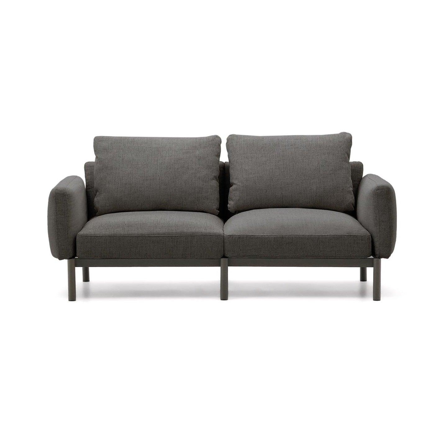 Sofa ogrodowa 2-osobowa SORELLS szary La Forma    Eye on Design