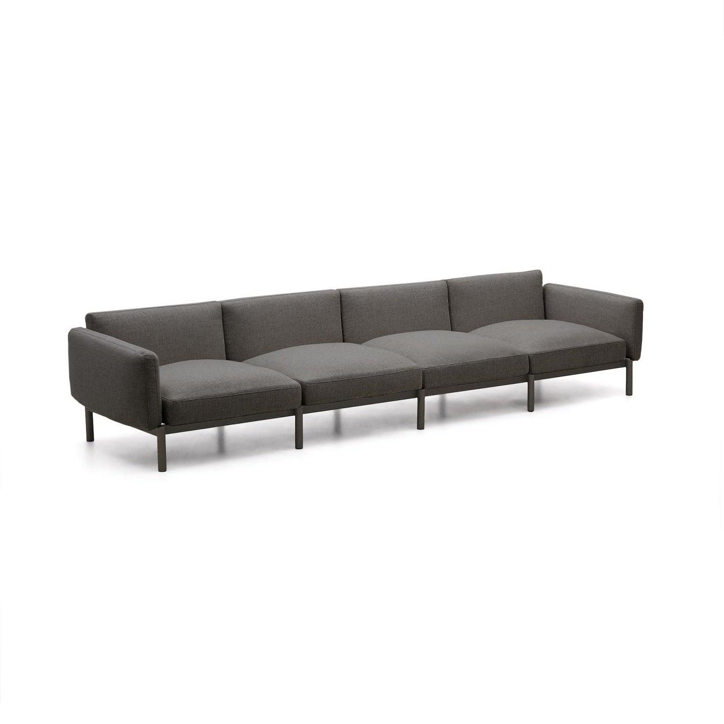 Sofa ogrodowa 4-osobowa SORELLS szary La Forma    Eye on Design