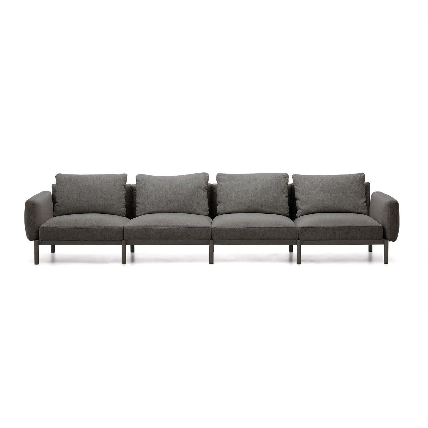 Sofa ogrodowa 4-osobowa SORELLS szary La Forma    Eye on Design