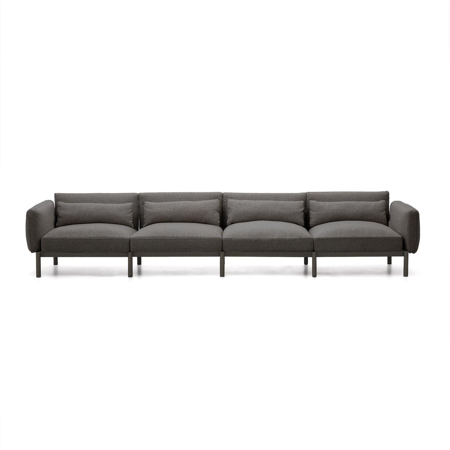 Sofa ogrodowa 4-osobowa SORELLS szary La Forma    Eye on Design