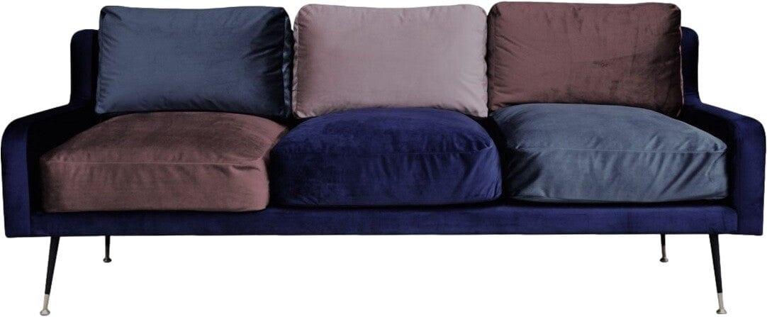 Sofa PLUM 4 niebieski Happy Barok    Eye on Design