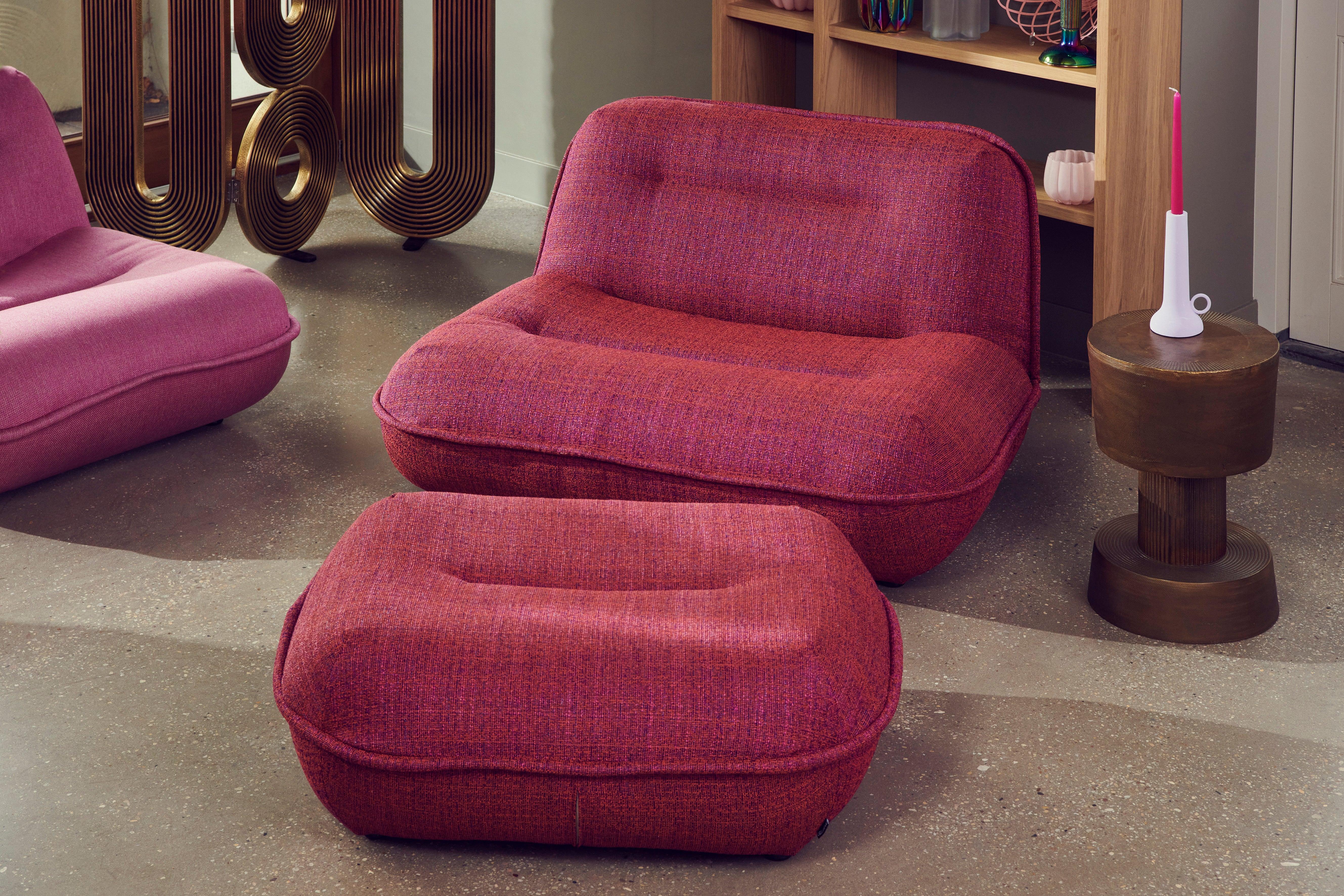 Sofa PUFF burgundowy Pols Potten    Eye on Design