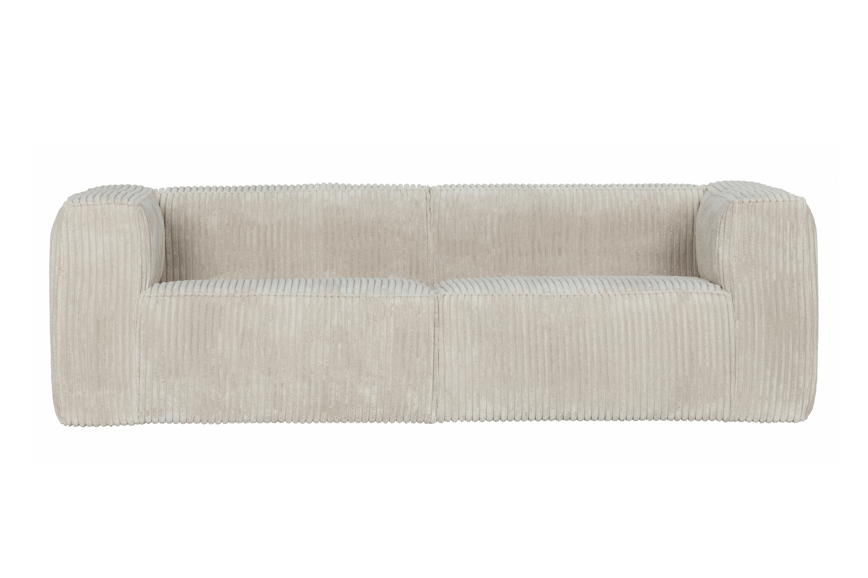 Sofa sztruksowa BEAN RIB jasnobeżowy Woood Exclusive    Eye on Design