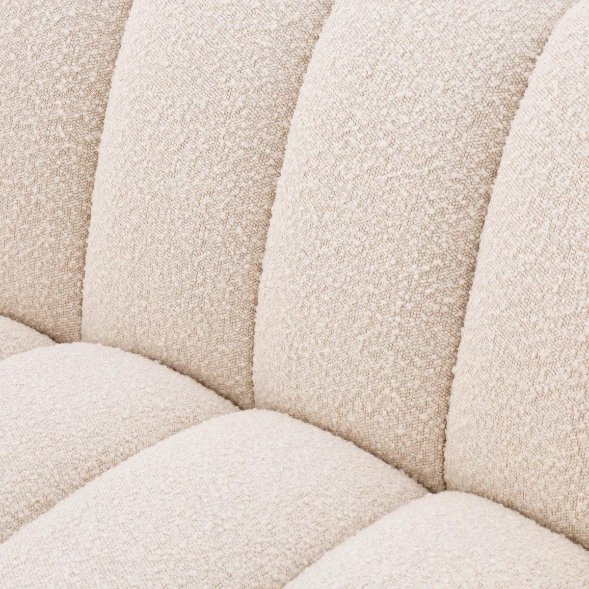 Sofa w tkaninie boucle KELLY kremowy Eichholtz    Eye on Design