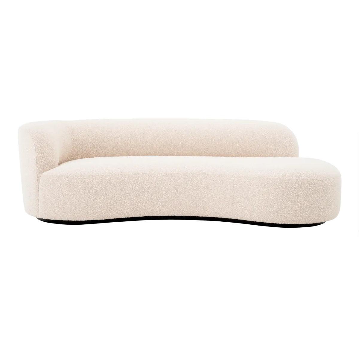 Sofa w tkaninie boucle MORTEN kremowy Eichholtz    Eye on Design