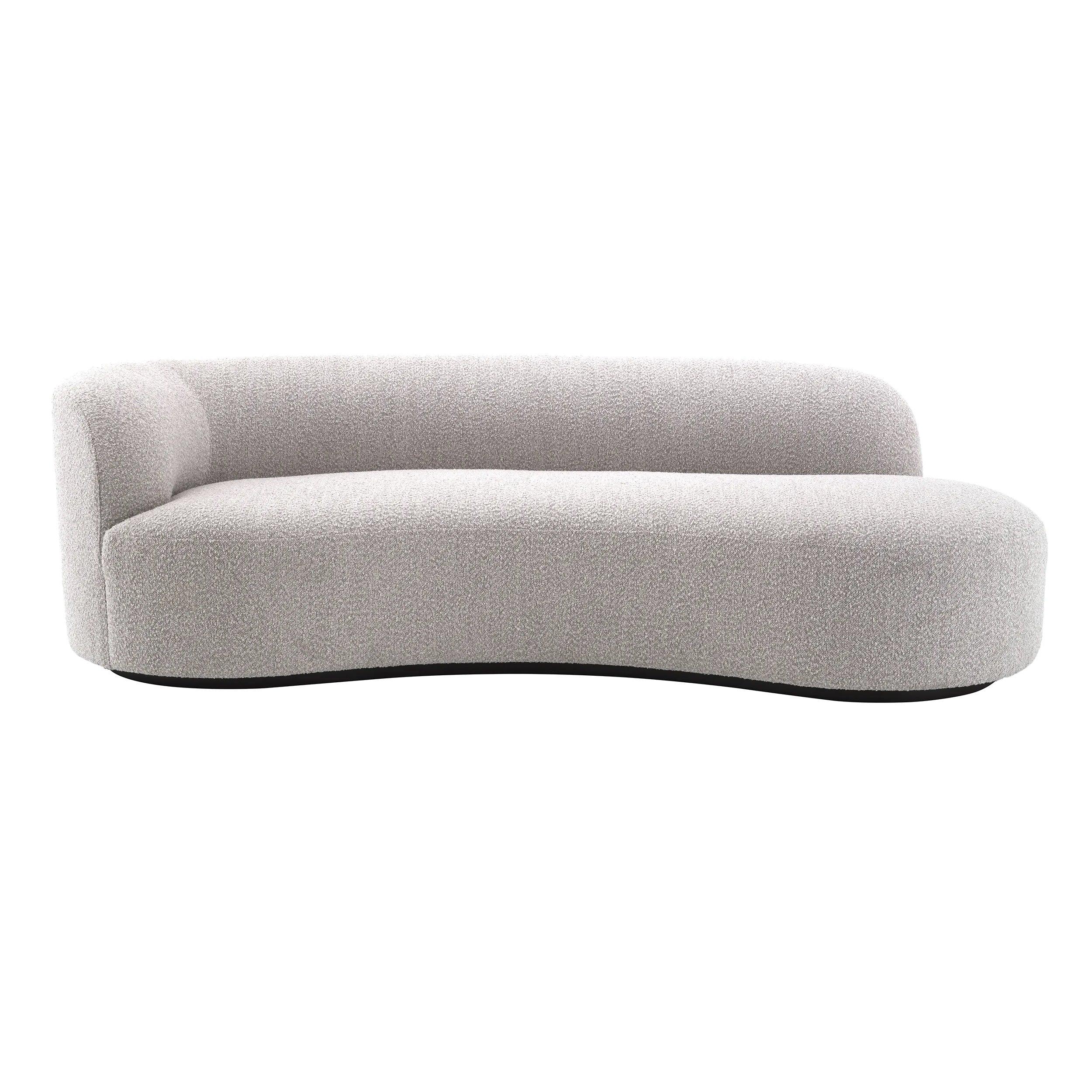 Sofa w tkaninie boucle MORTEN szary Eichholtz    Eye on Design