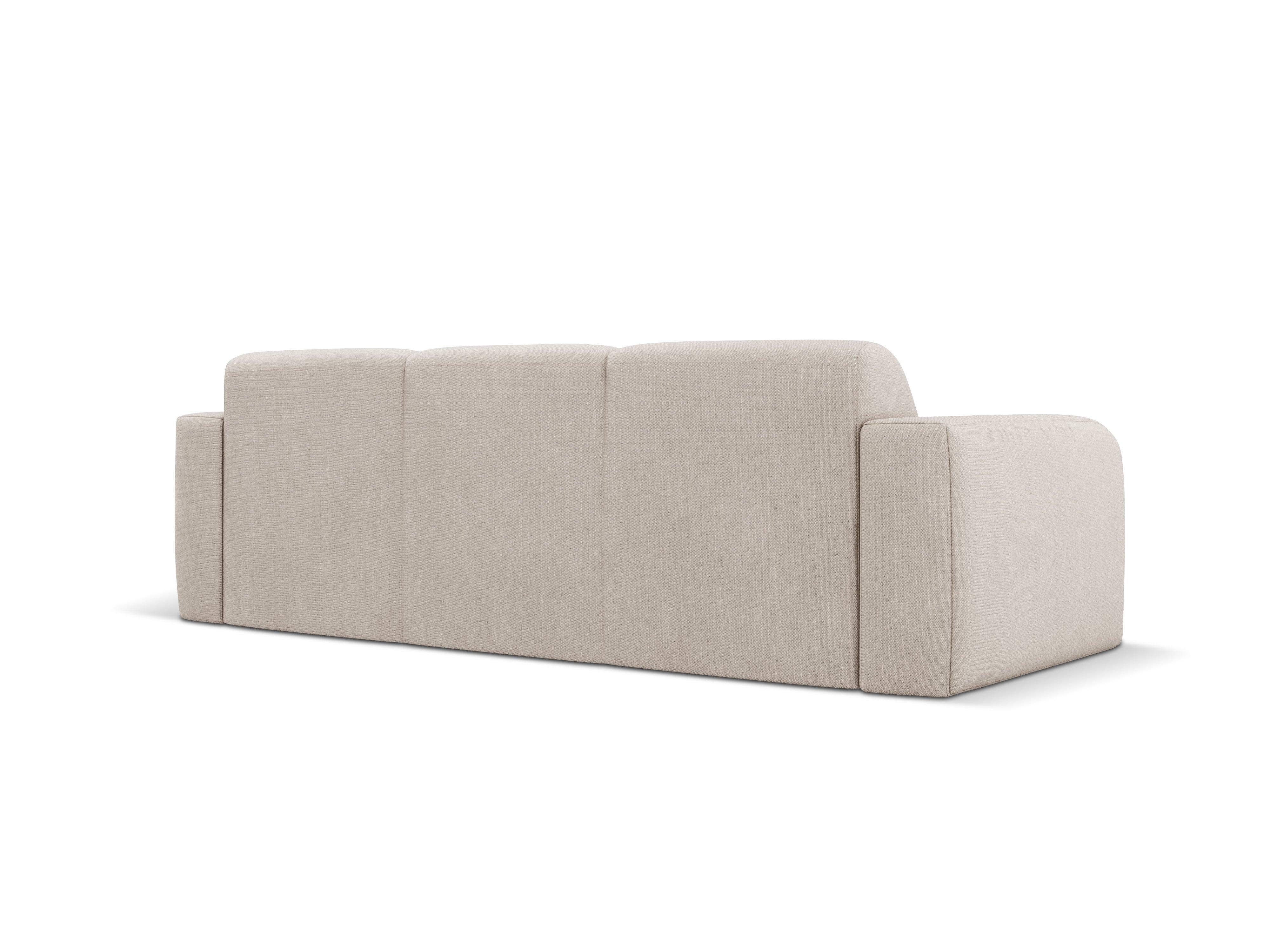 Sofa w tkaninie chenillowej 3-osobowa LOLA beżowy Windsor & Co    Eye on Design