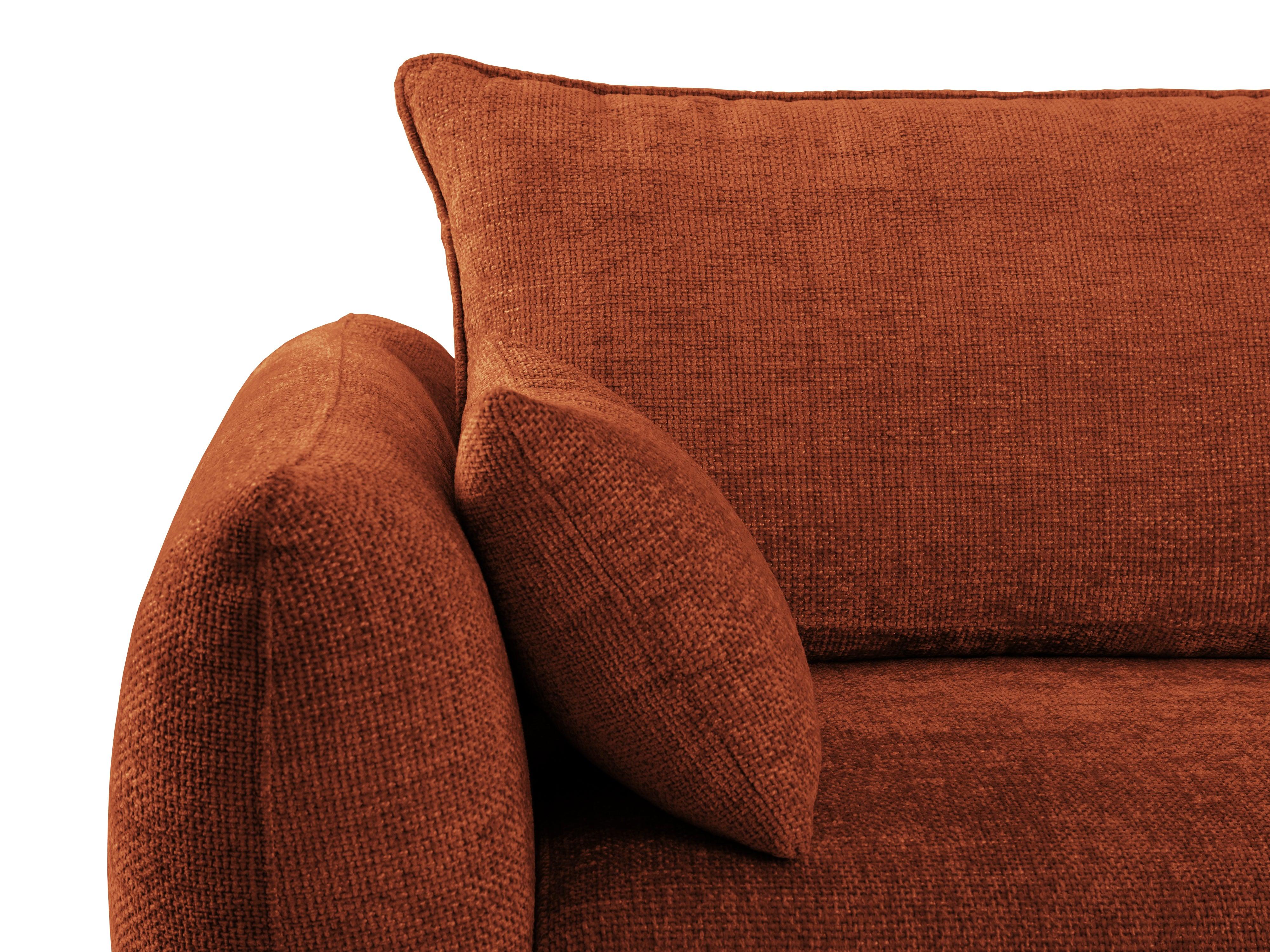 Sofa z funkcją spania MATERA terracotta szenil Cosmopolitan Design    Eye on Design