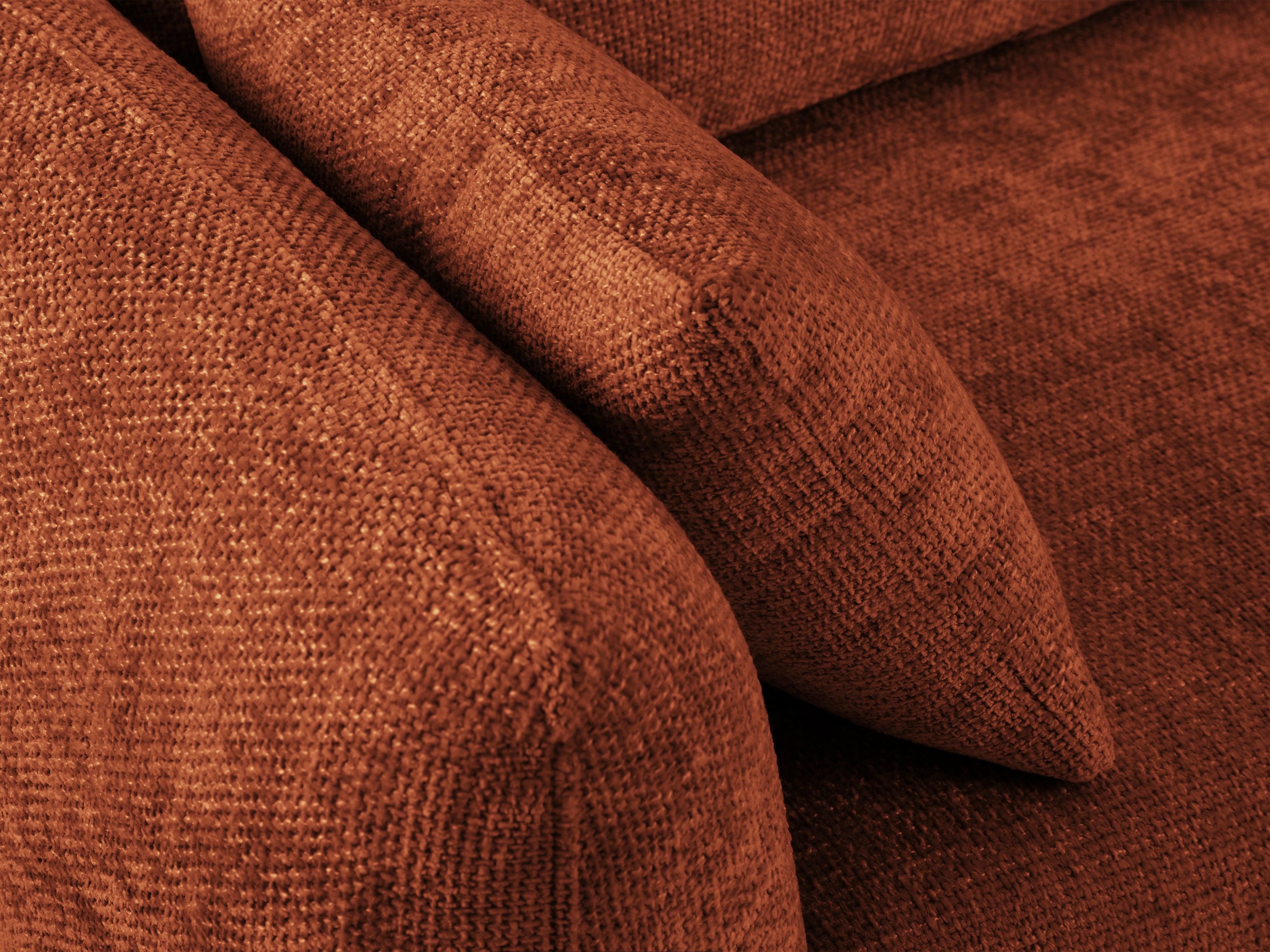 Sofa z funkcją spania MATERA terracotta szenil Cosmopolitan Design    Eye on Design