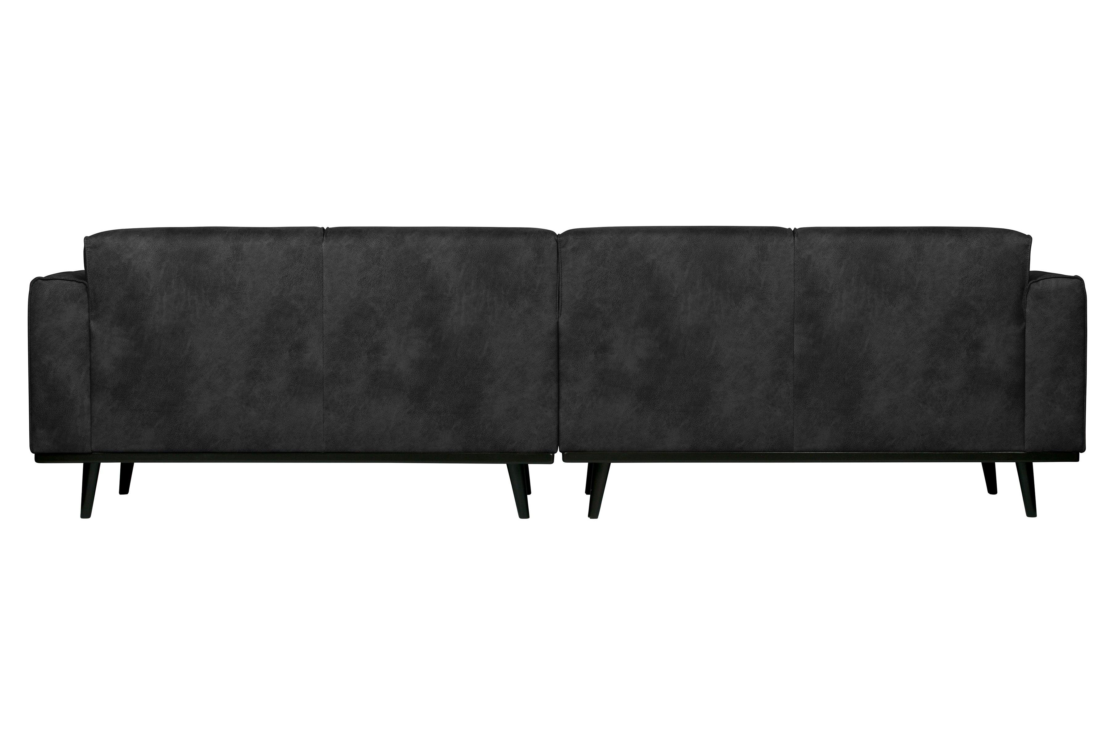 Sofa zamszowa 4-osobowa STATEMENT czarny Be Pure    Eye on Design