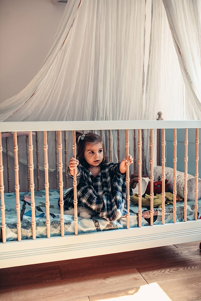 Kinderbett SOFIA himmelblau