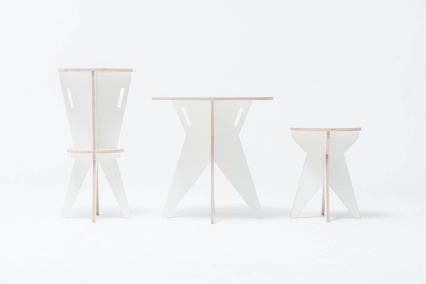 Hocker ST STOOL weiß
