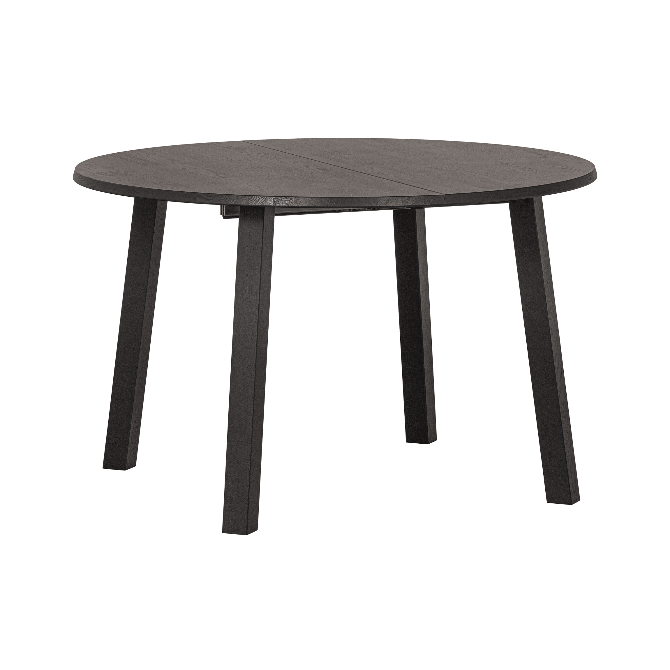 Stół okrągły rozkładany LANGE czarny dąb Woood Exclusive    Eye on Design