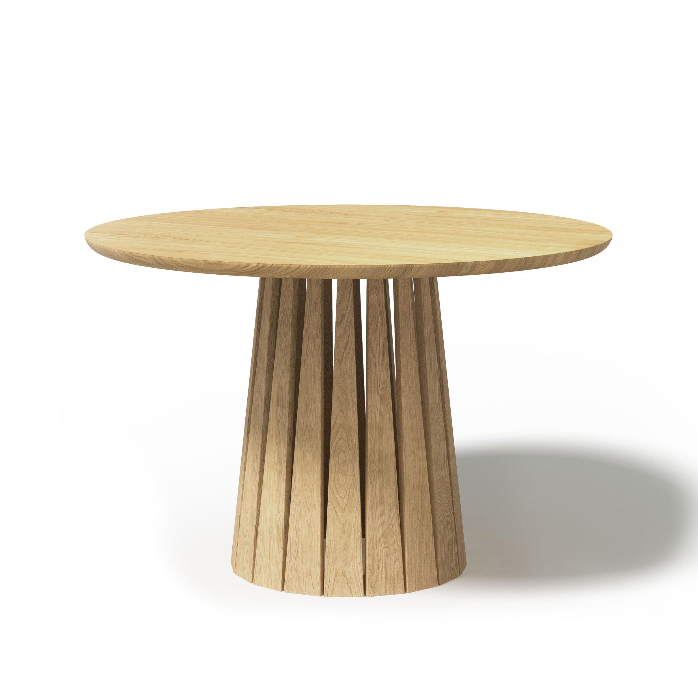 Stół okrągły SOLE dębowy Szyszka Design    Eye on Design
