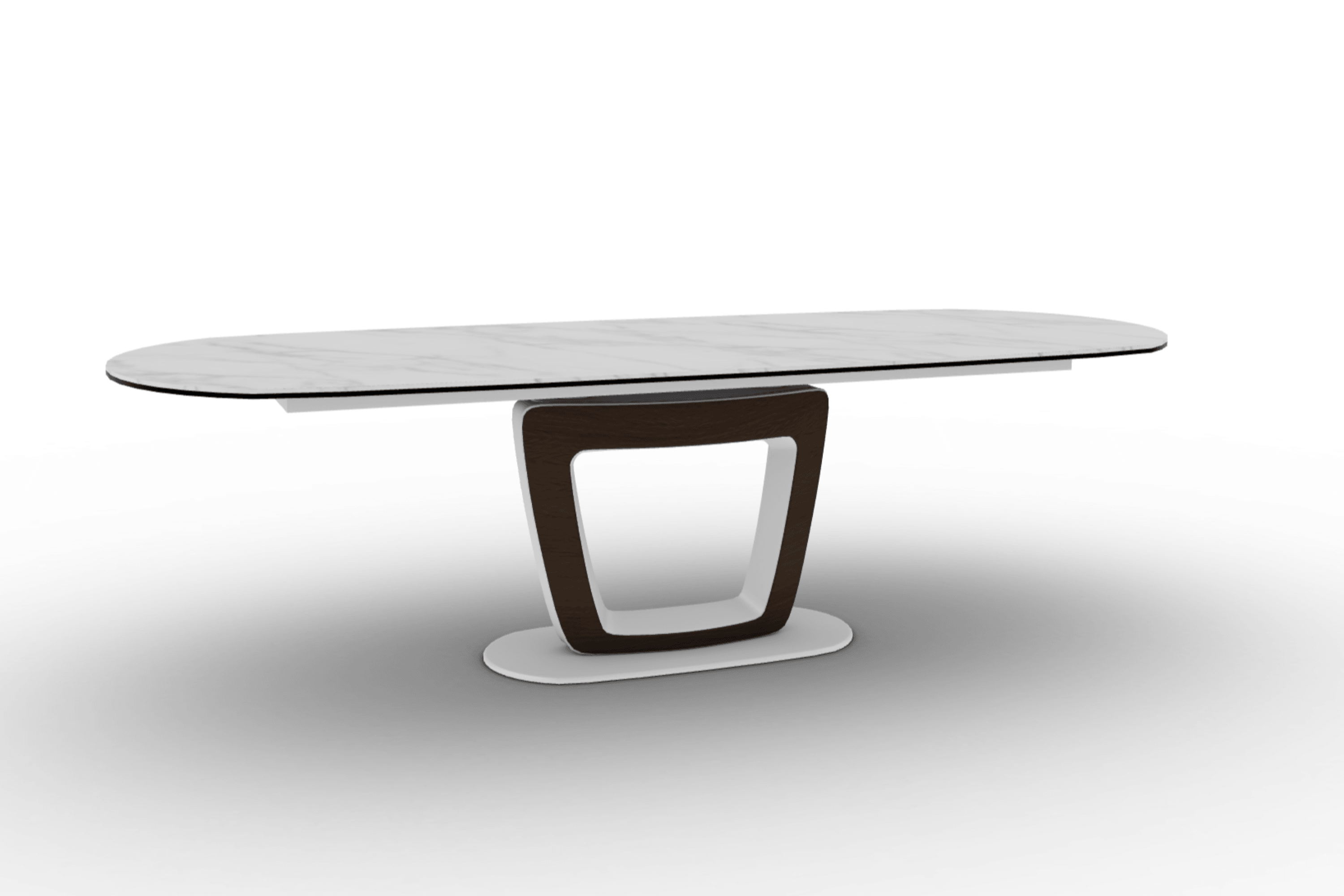 Stół ORBITAL kremowy marmur Calligaris    Eye on Design