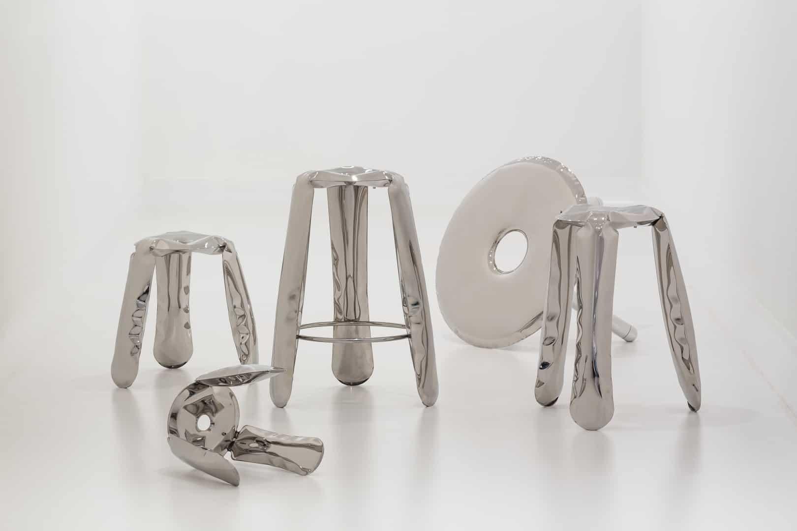 Stołek PLOPP szary mat Zieta Studio    Eye on Design
