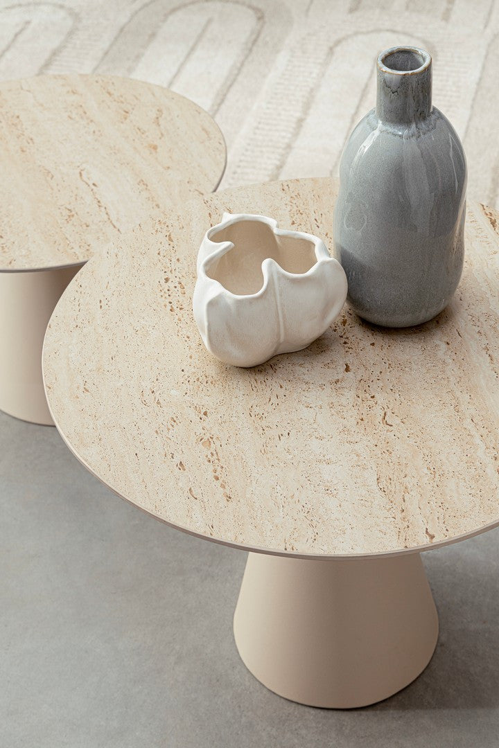 Kaffeetisch-Set HARDY in Beige