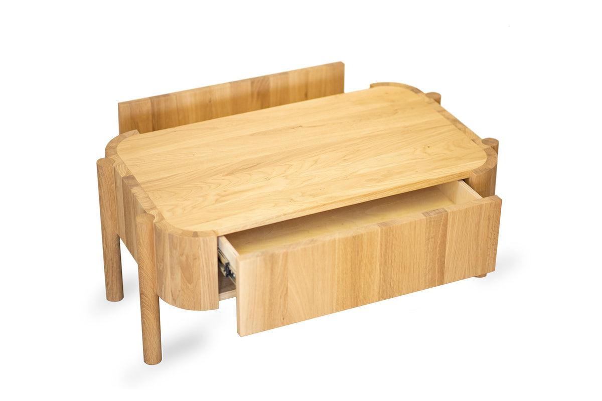 Stolik kawowy KIKO drewno dębowe Szyszka Design    Eye on Design