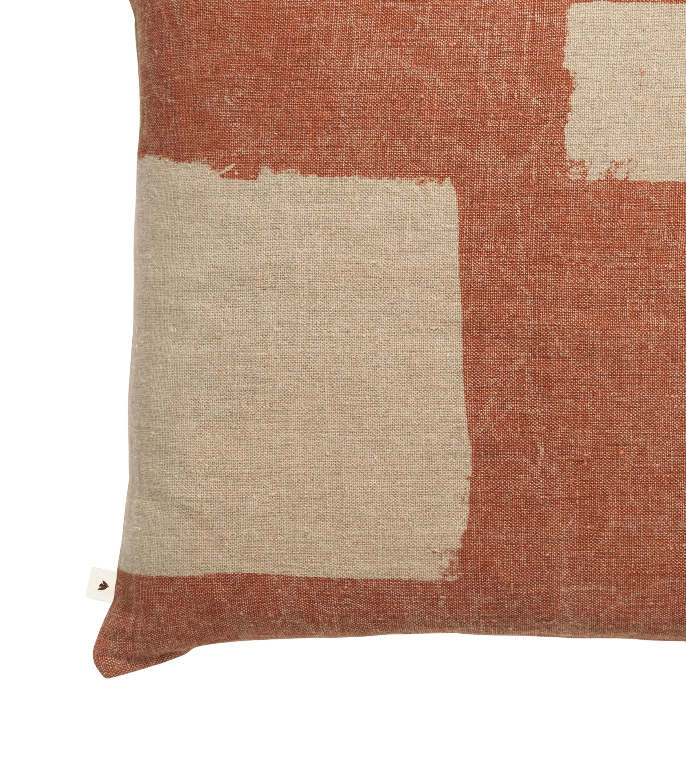 Decorative cushion OLEO rust with beige