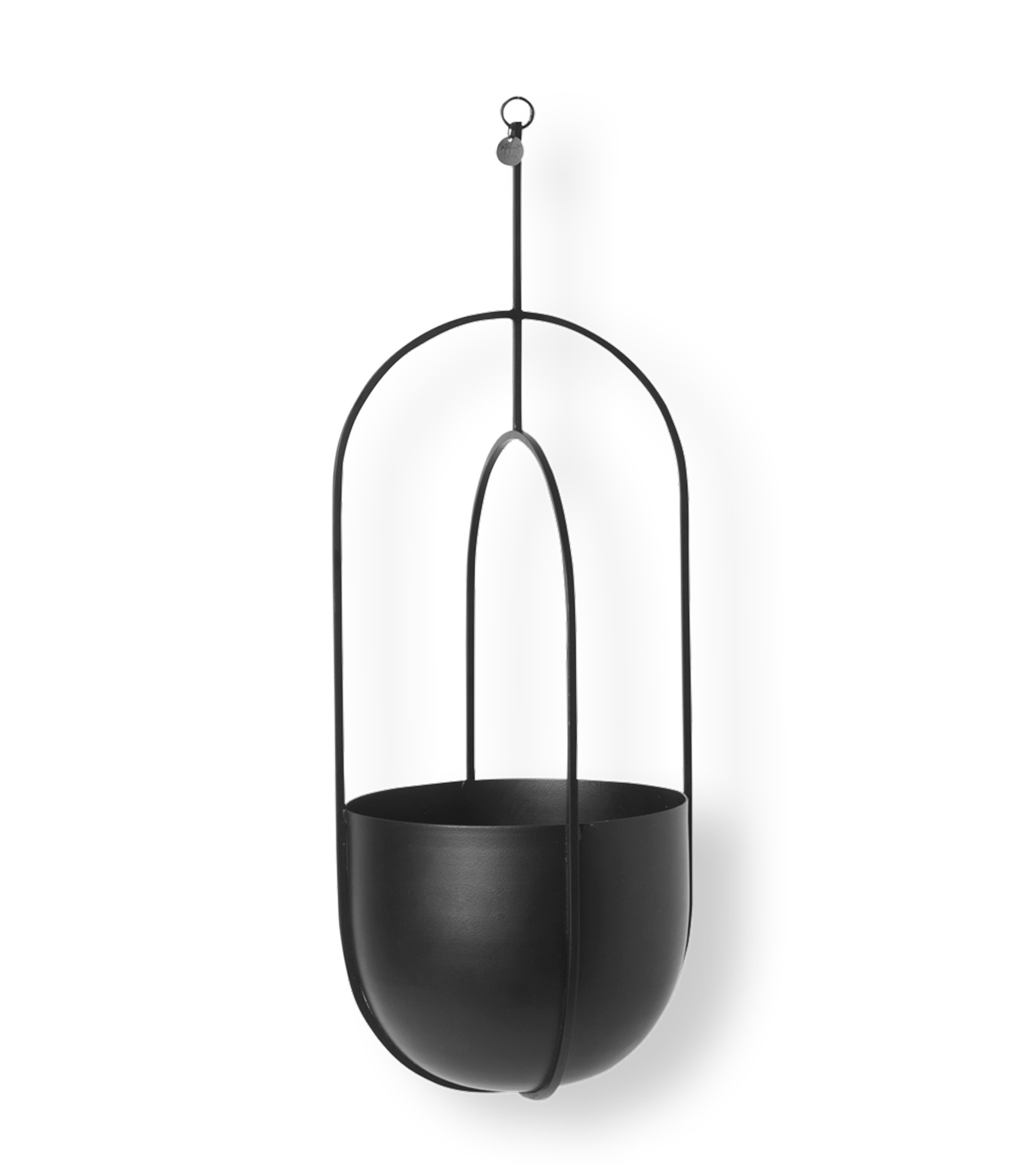 Hängender Blumentopf HANGING DECO POT schwarz 