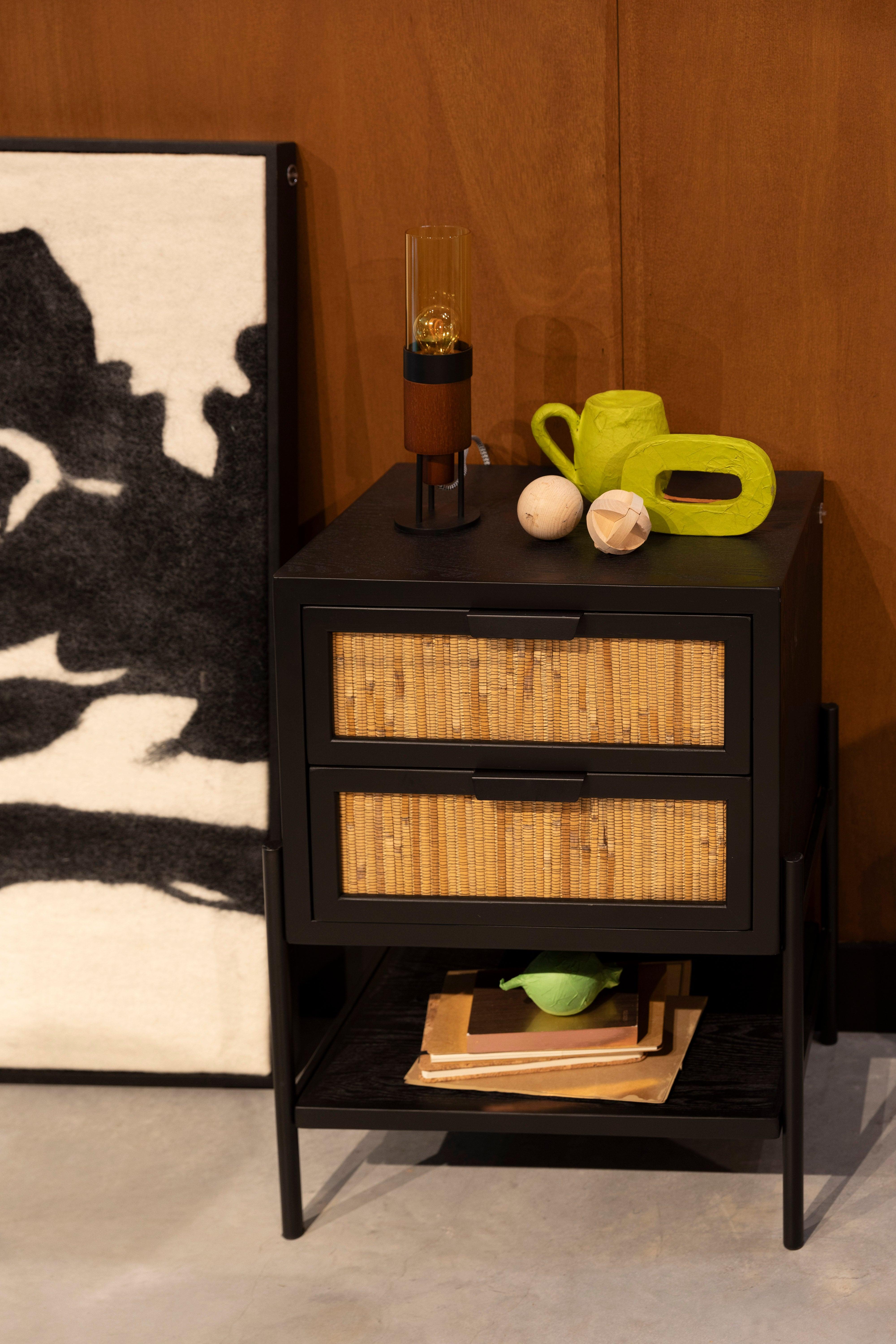 Yasu Bed Side Table Black Dutchbone    Eye on Design