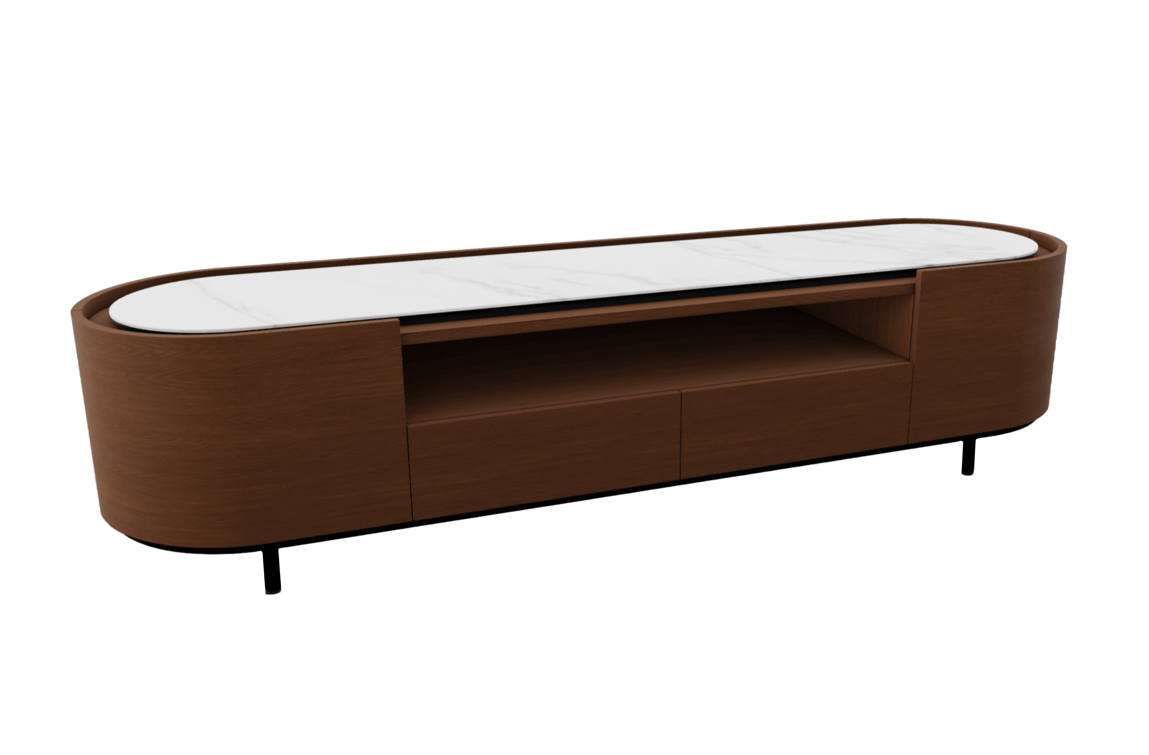 Szafka RTV LAKE orzechowy Calligaris    Eye on Design