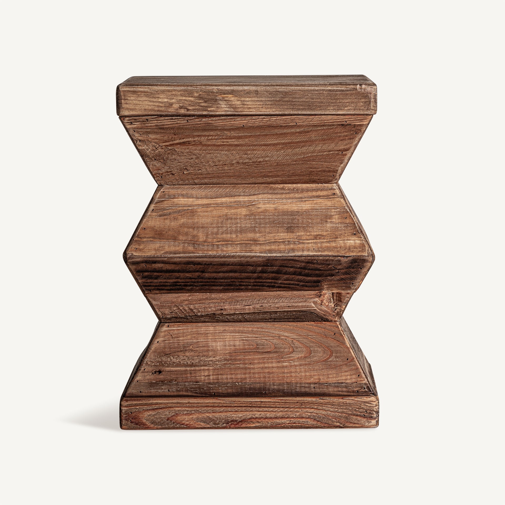 BREIVE Stool made of recycled pine wood