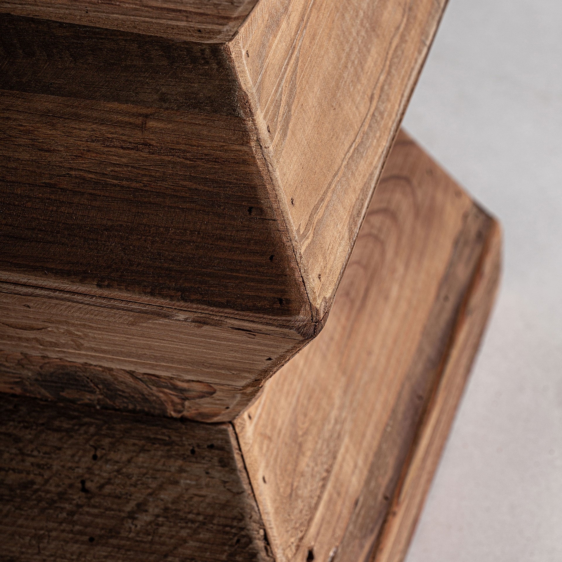 BREIVE Stool made of recycled pine wood