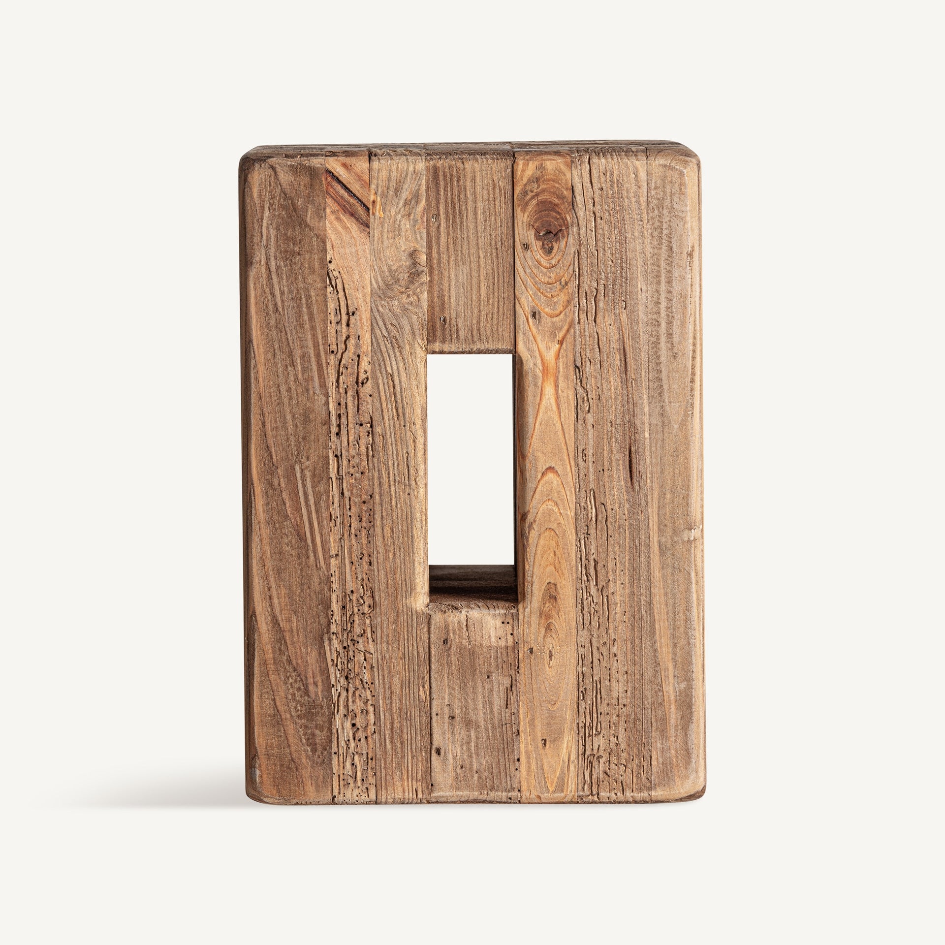 Beistelltisch CELIS aus recyceltem Kiefernholz