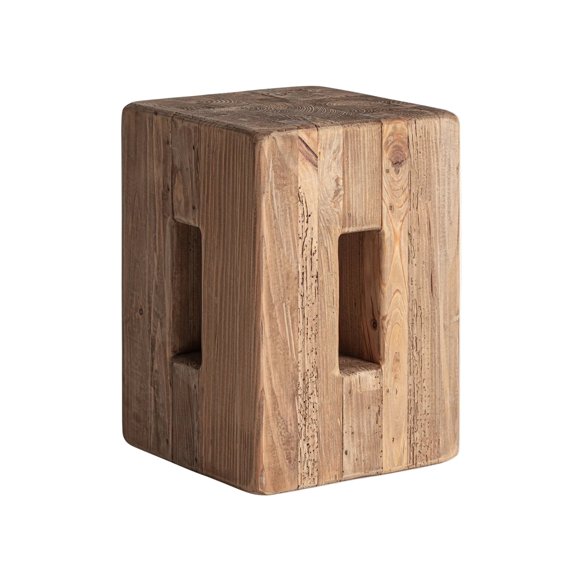 Beistelltisch CELIS aus recyceltem Kiefernholz