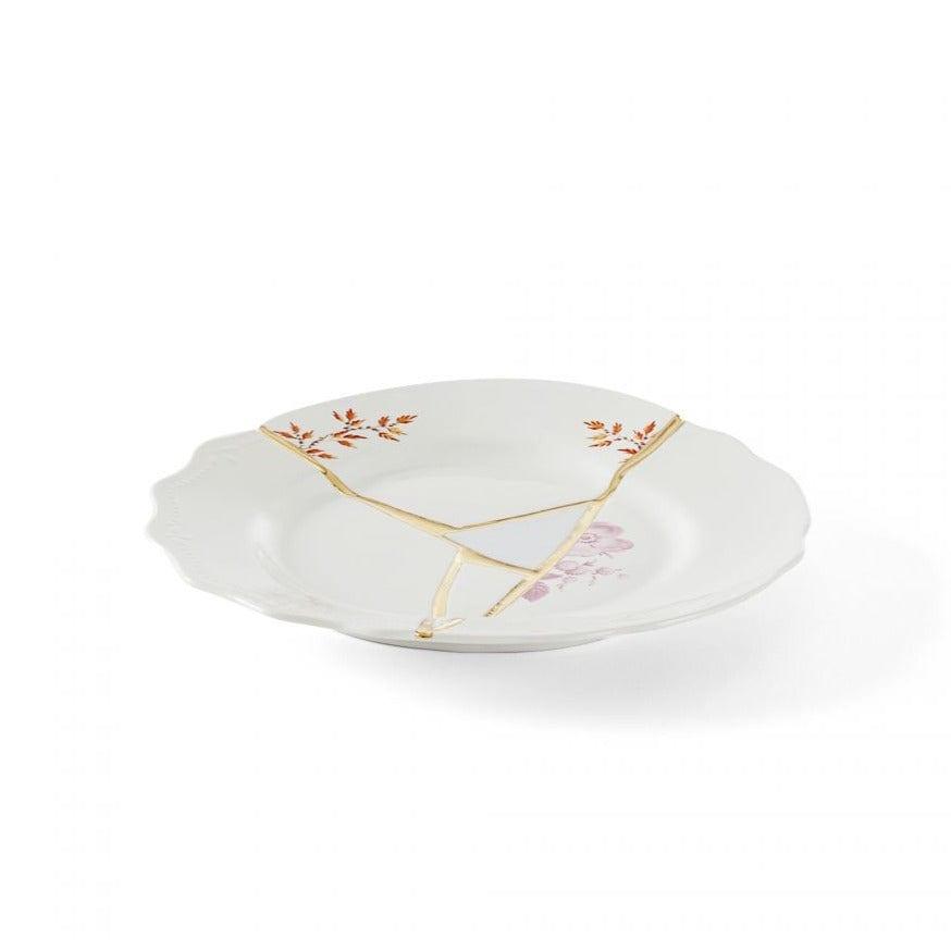 Talerz deserowy KINTSUGI #2 porcelanowy Seletti    Eye on Design