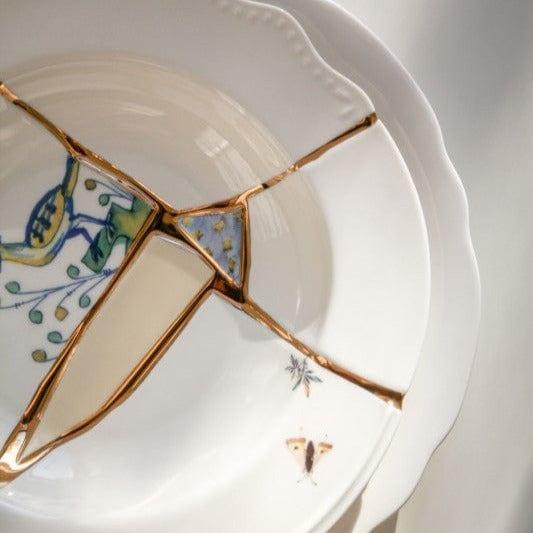 Talerz głęboki KINTSUGI #3 porcelanowy Seletti    Eye on Design